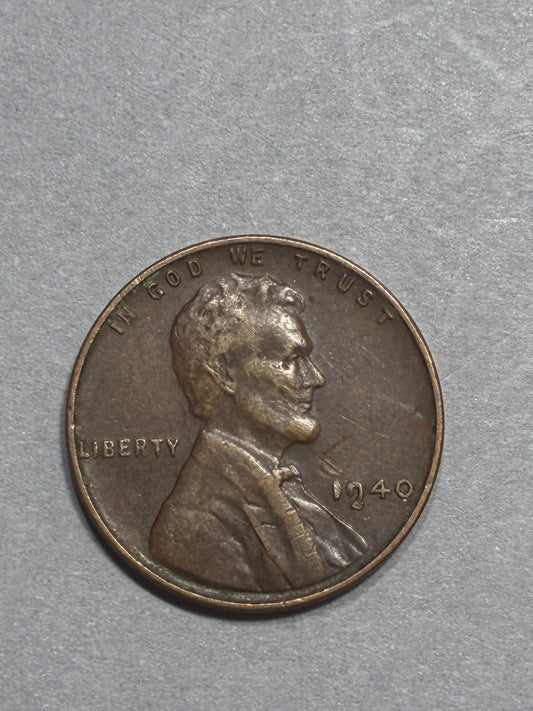 1940 WHEAT PENNY NO MINT MARK 95% COPPER CIRCULATED - FAIR (LN0007)