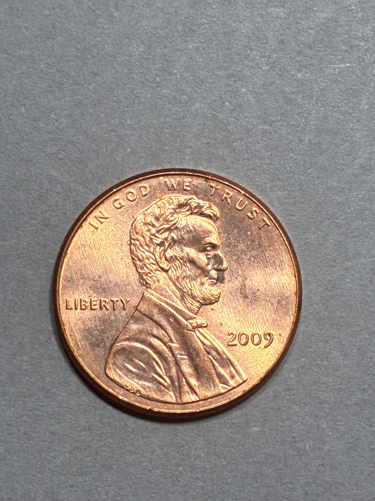 2009 PENNY NO MINT MARK LINCOLN LOG CABIN MEMORIAL CIRCULATED - GREAT (LN0010)