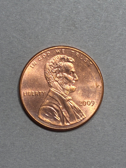 2009 PENNY NO MINT MARK LINCOLN LOG CABIN MEMORIAL CIRCULATED - GREAT (LN0029)