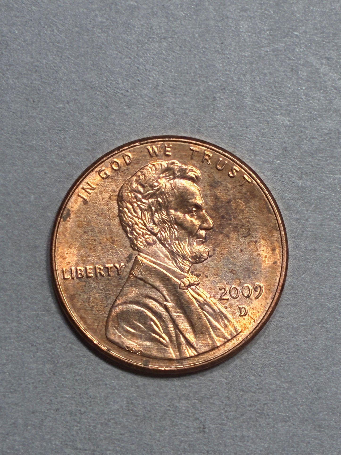2009 D PENNY LINCOLN ON LOG MEMORIAL - CIRCULATED (LN0031)