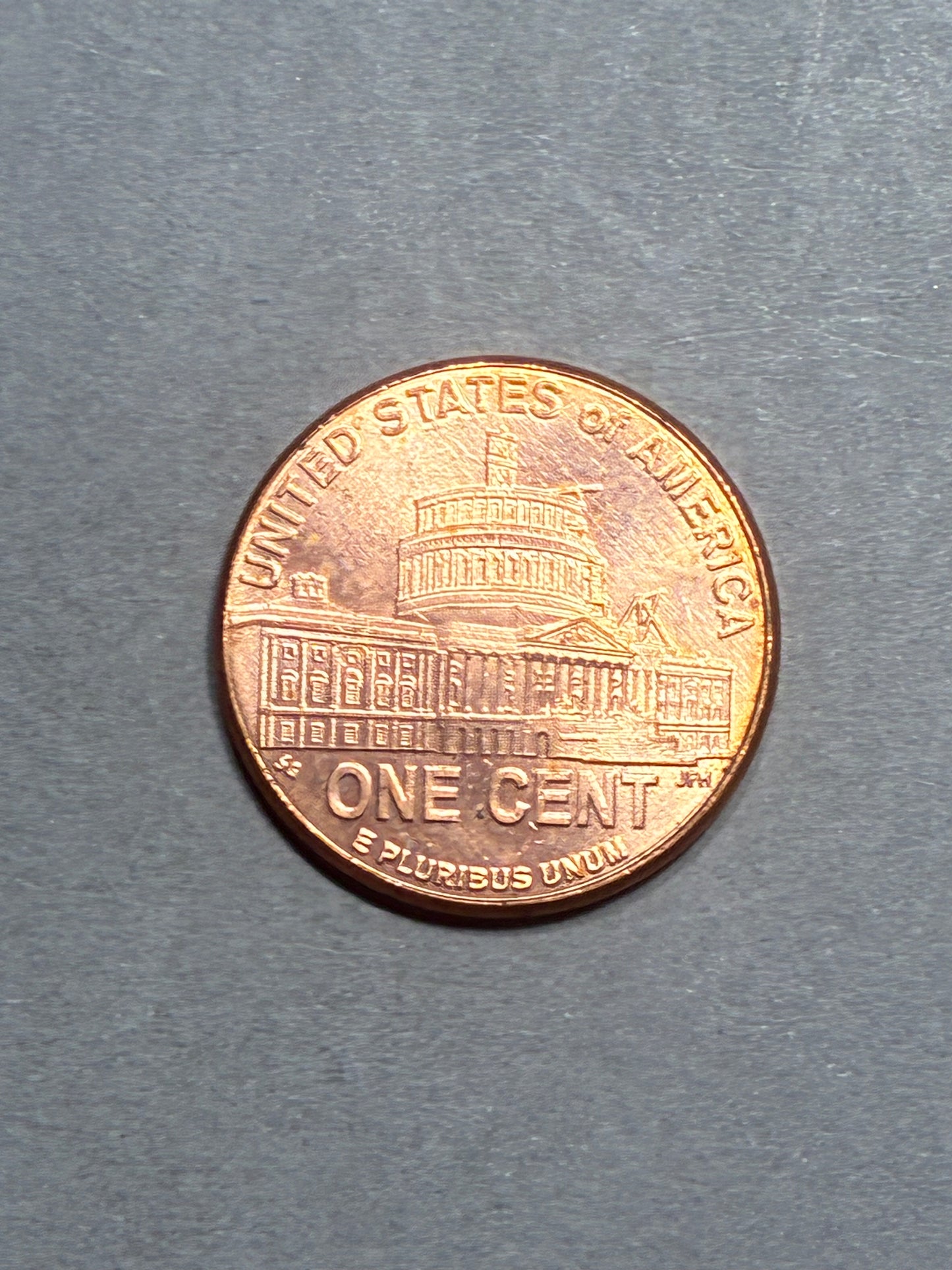 2009 D PENNY LINCOLN MEMORIAL CAPITOL BUILDING - CIRCULATED (LN0037)