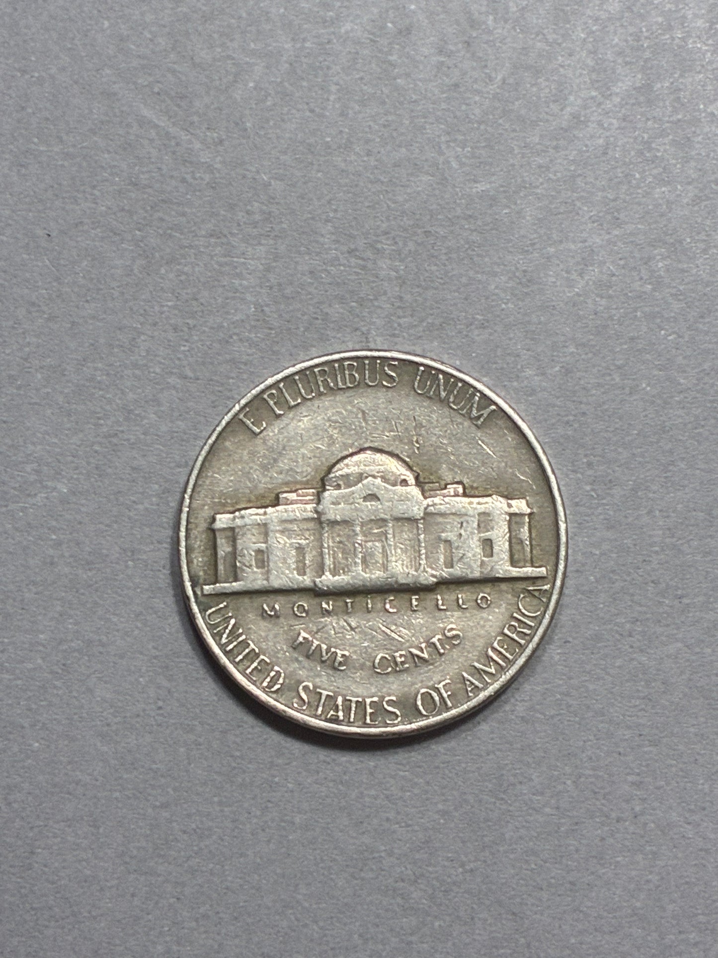 1966 NICKEL NO MINT MARK OFF CENTER - CIRCULATED (LN0022)