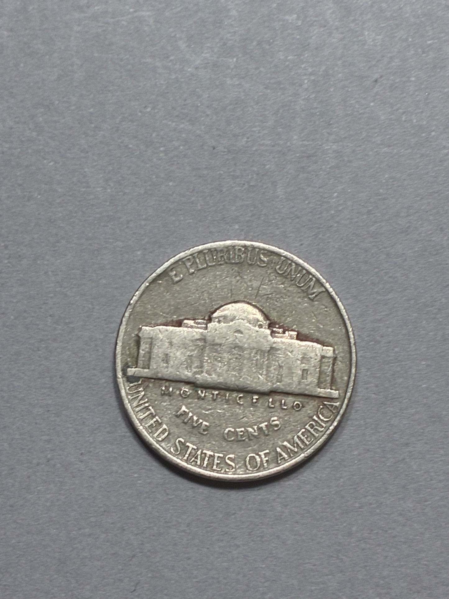 1941 NICKEL NO MINT MARK - CIRCULATED - FAIR (LN0027)