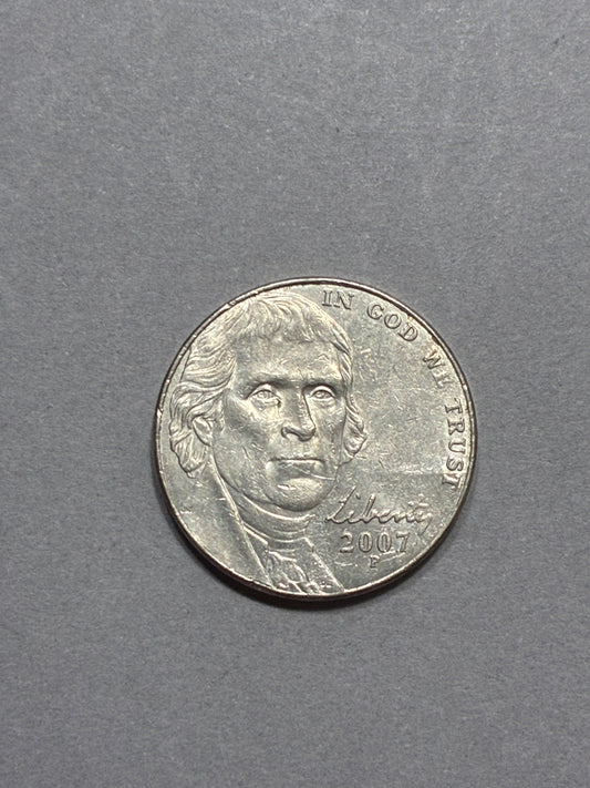 2007 P NICKEL - CIRCULATED (LN0027)