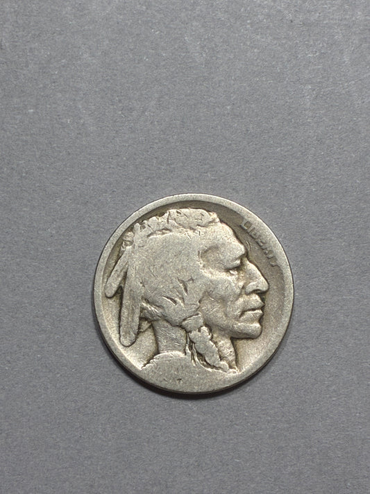 LOT OF 2 INDIAN HEAD BUFFALO NICKEL NO VISIBLE DATE- CIRCULATED (LN0040)