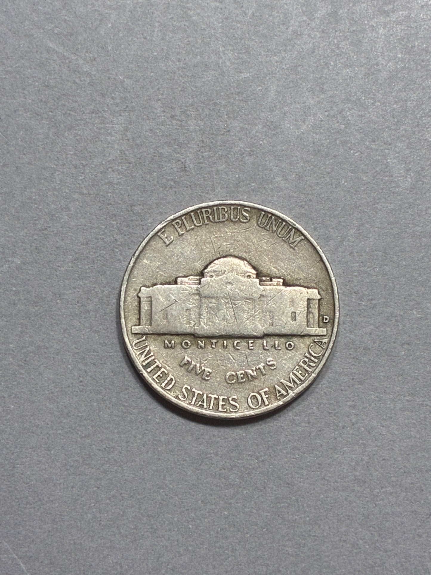 1940 D NICKEL - CIRCULATED (LN0047)