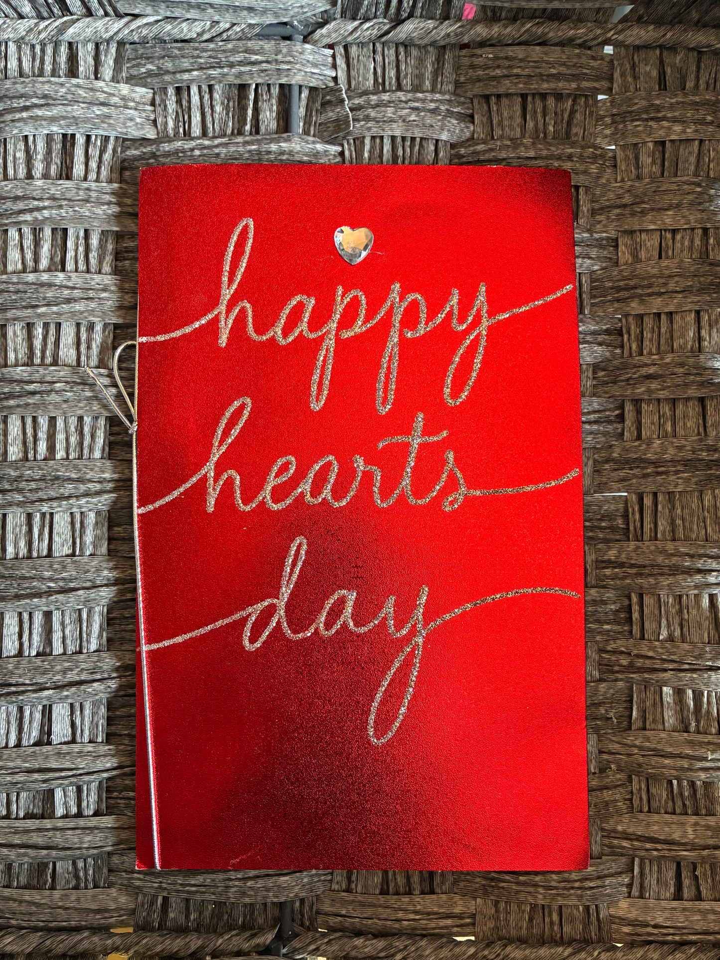 HAPPY HEARTS DAY RED CARD BY AMERICAN GREETINGS