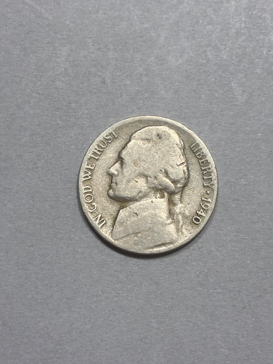 1940 S NICKEL - CIRCULATED (LN0049)