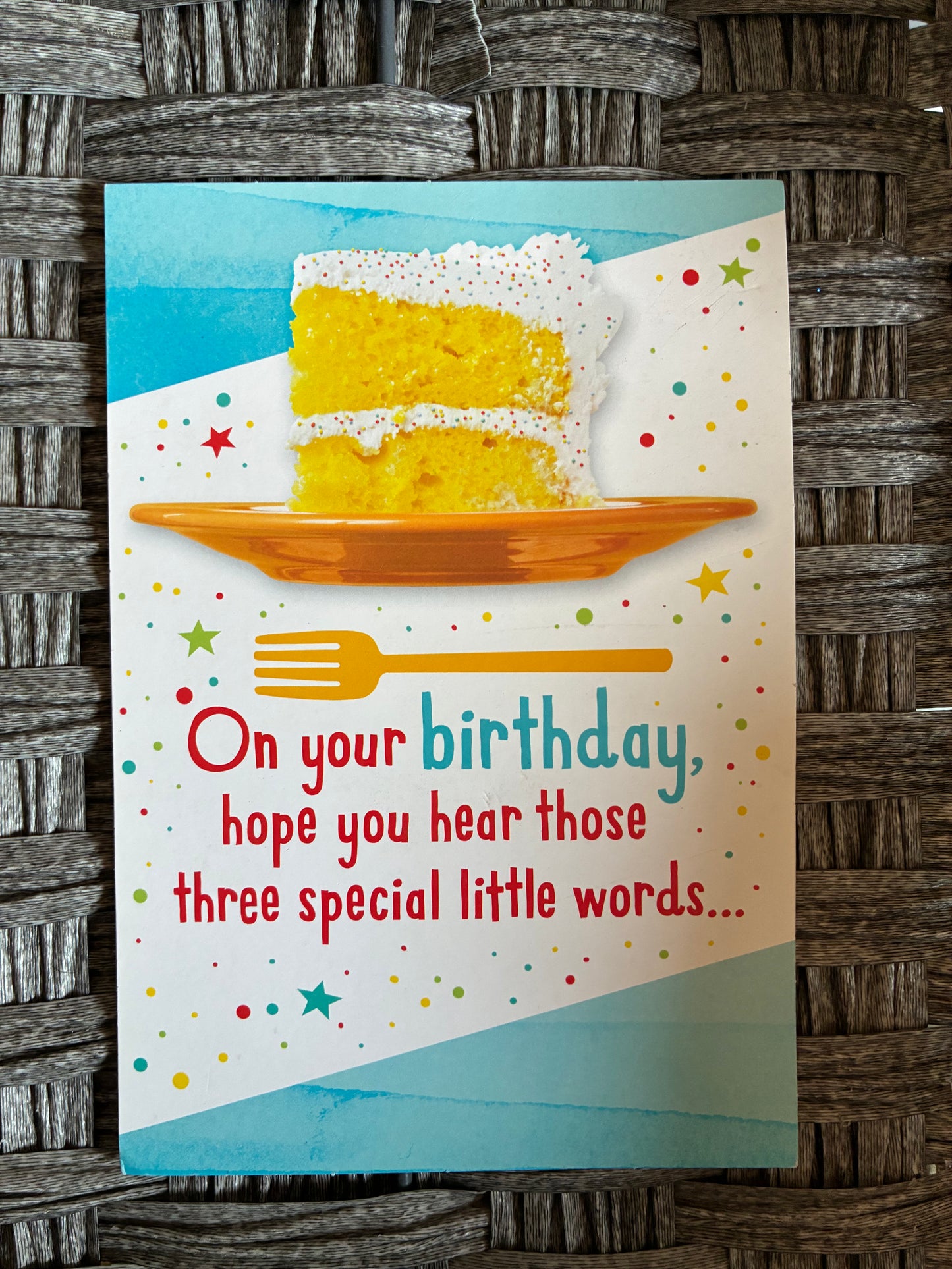 BIRTHDAY CARD BY HALLMARK