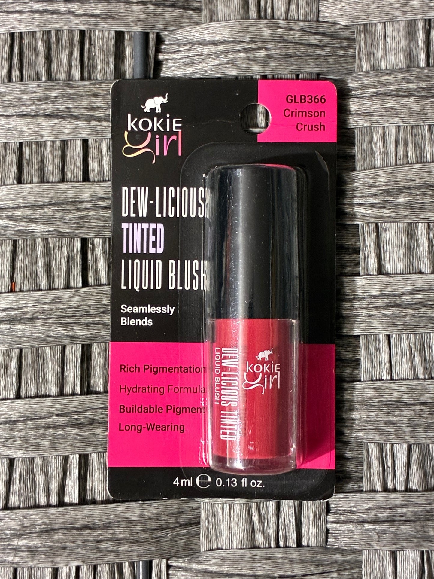 KOKIE GIRL DEW-LICIOUS TINTED LIQUID BLUSH - CRIMSON CRUSH