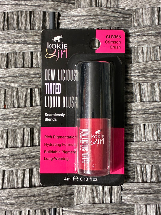 KOKIE GIRL DEW-LICIOUS TINTED LIQUID BLUSH - CRIMSON CRUSH