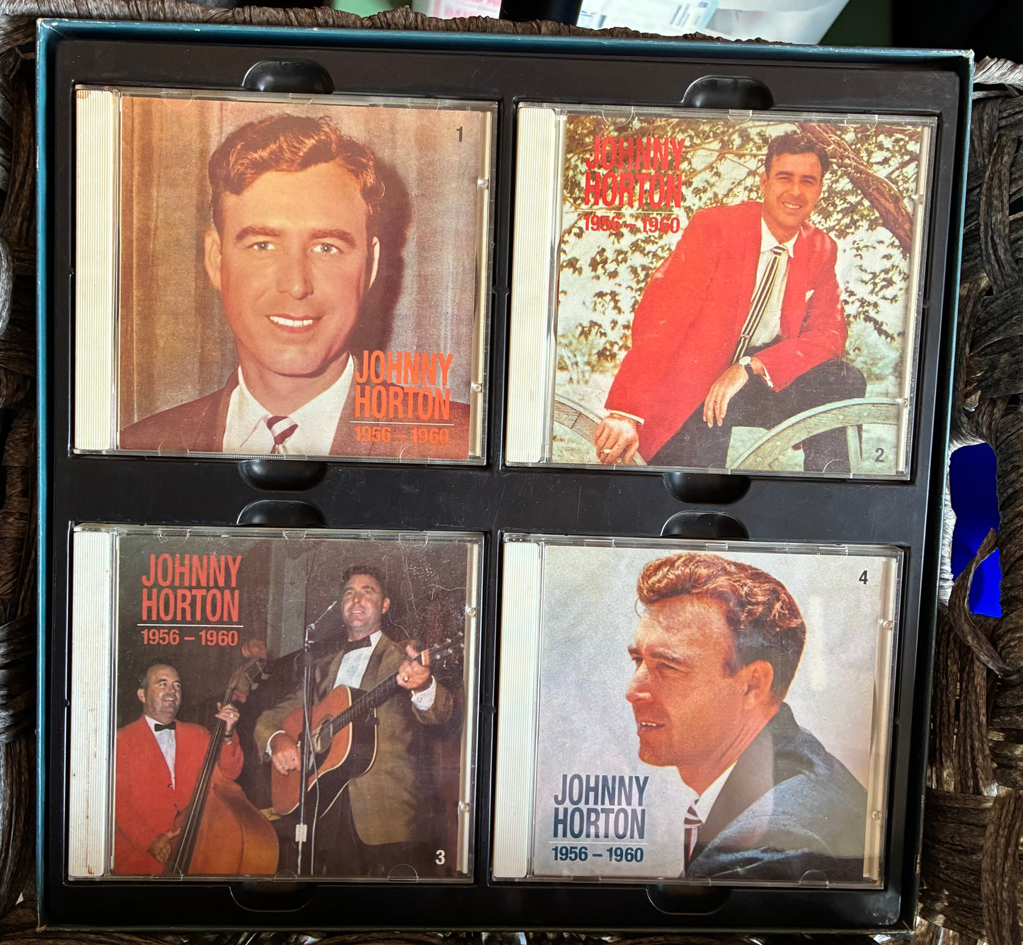 JOHNNY HORTON 1950-1960 4 CD SET WITH BOOK