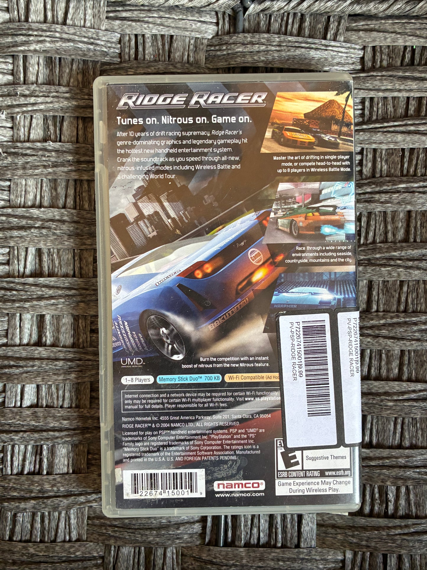 RIDGE RACER - 2004 NAMCO - SONY PSP