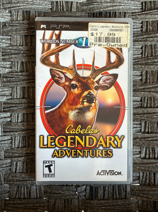 CABELA'S LEGENDARY ADVENTURES - 2008 ACTIVISION - SONY PSP