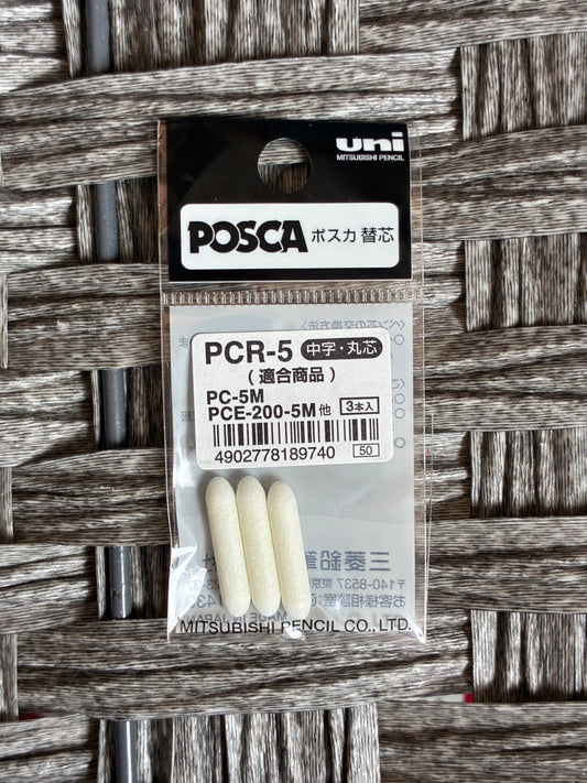 UNI POSCA PCR-5 3PC REPLACEMENT NIBS PC-5M
