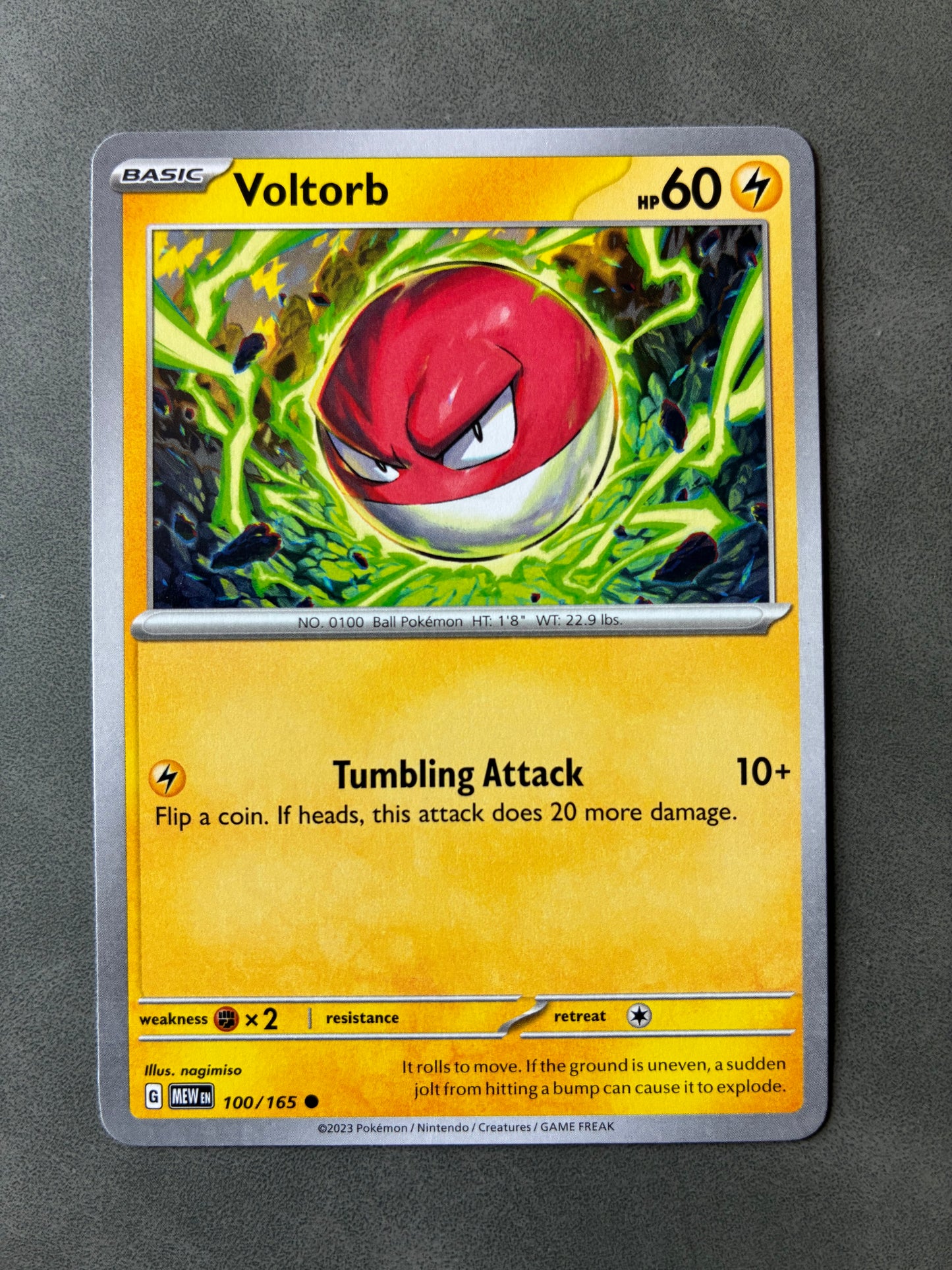 2023 POKEMON TCG MEW - VOLTORB 100/165