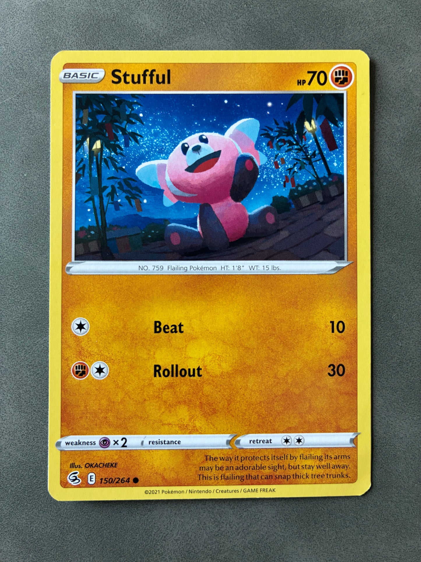 2021 POKEMON TCG - STUFFUL 150/264
