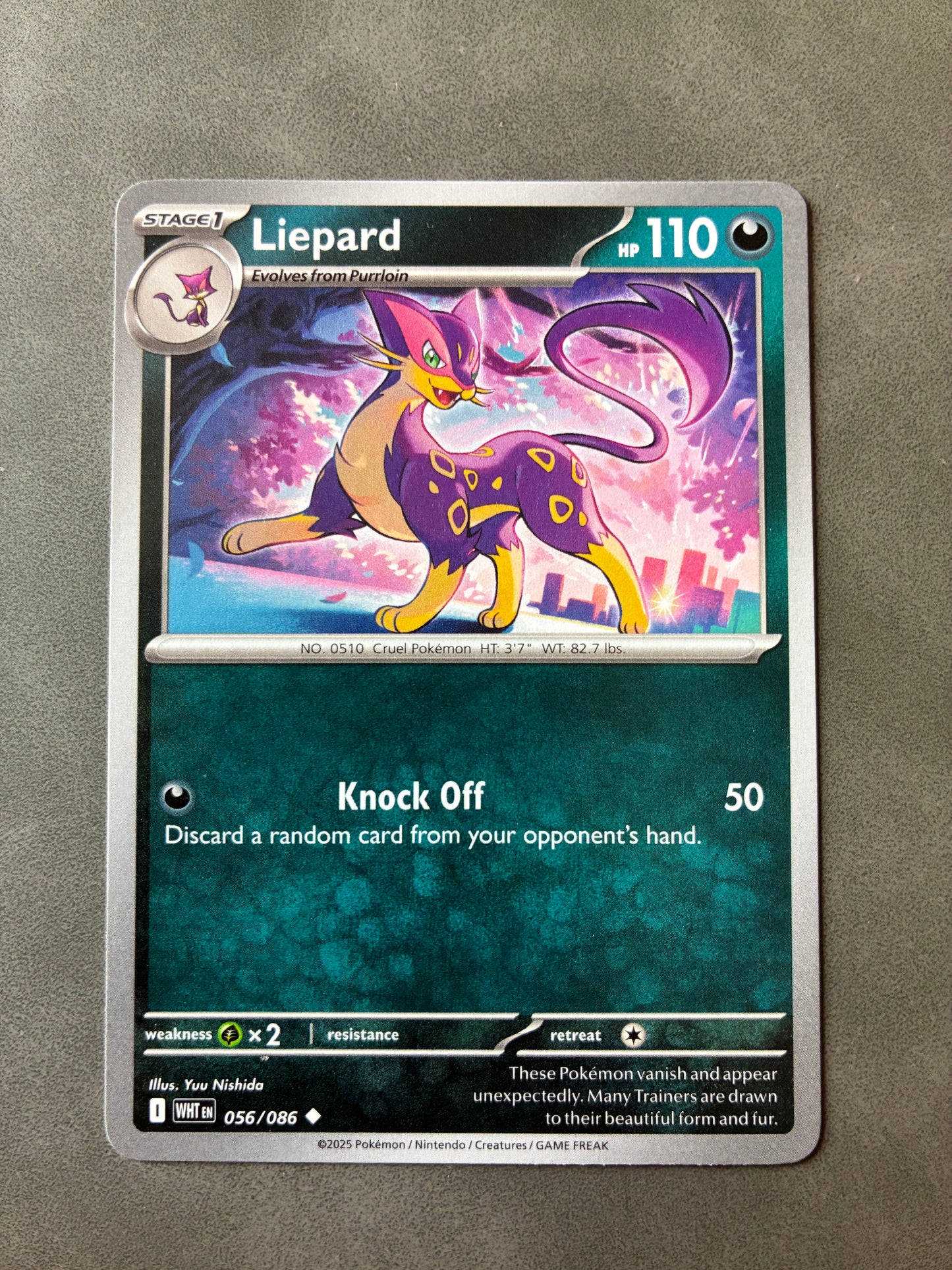 2025 POKEMON TCG (WHT) - LIEPARD 056/086