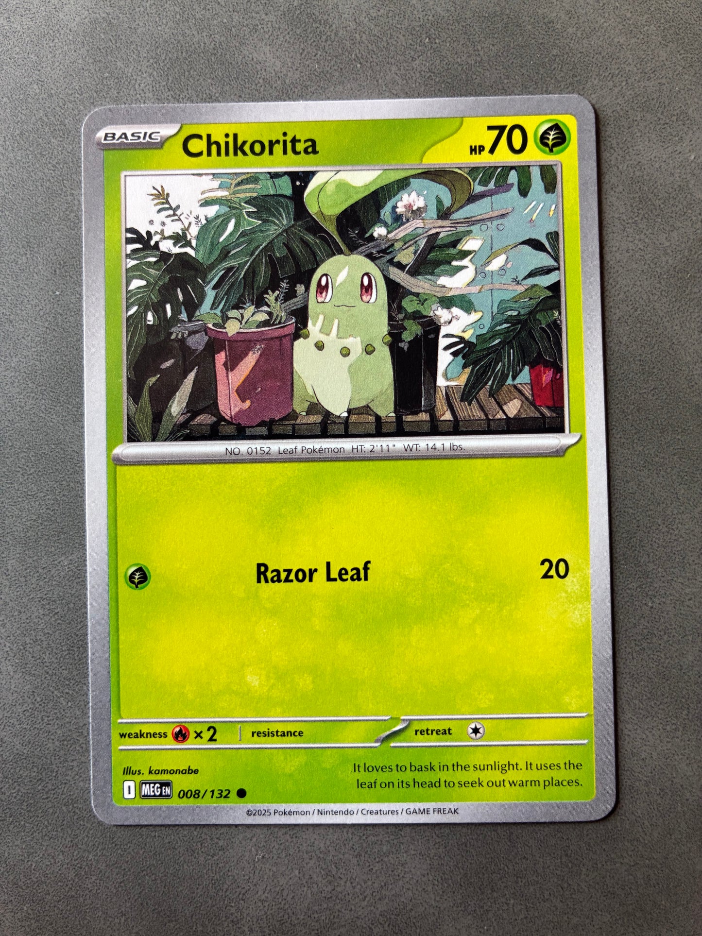 2025 POKEMON TCG (MEG) - CHIKORITA 008/132