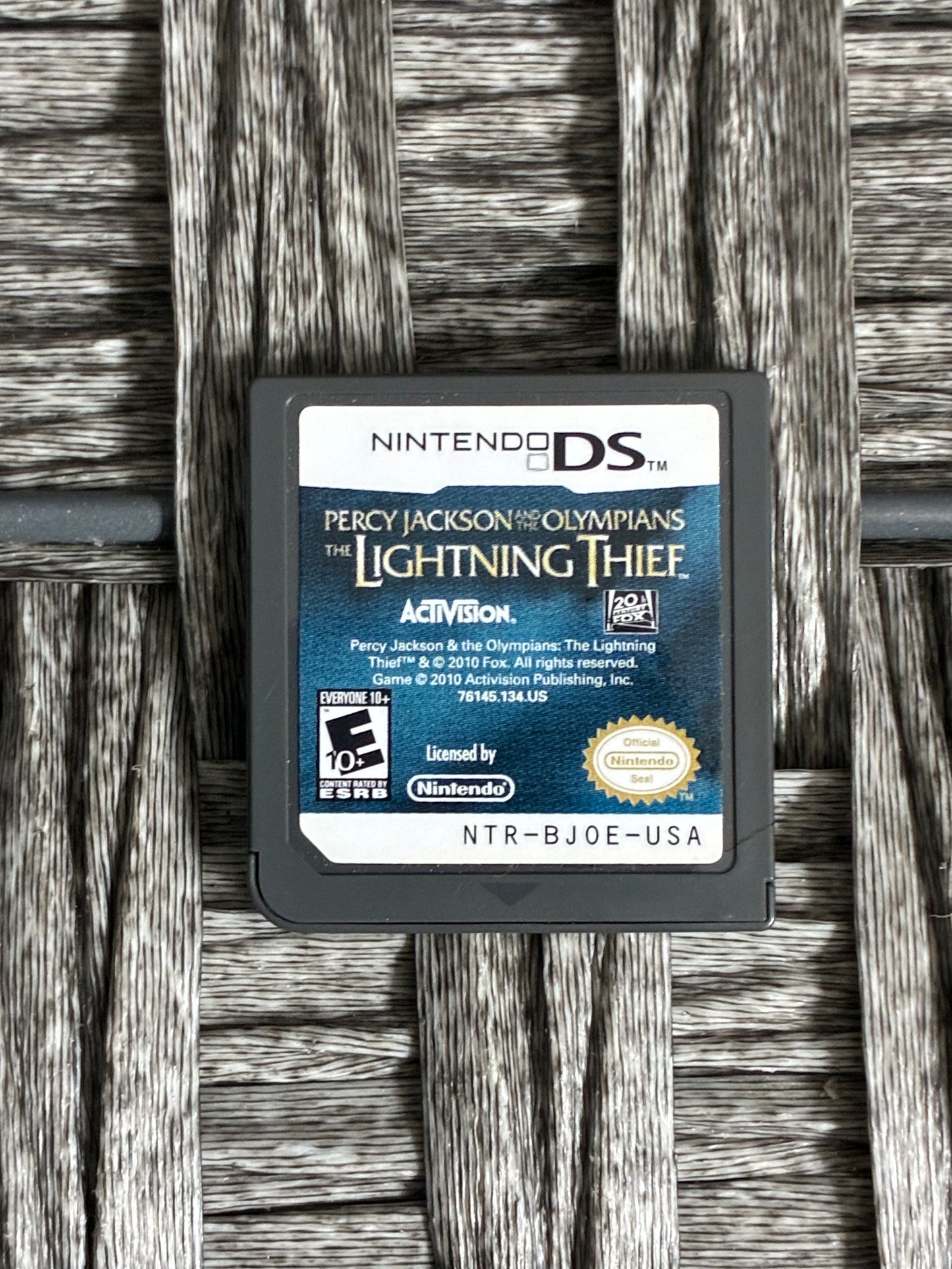 NINTENDO DS PERCY JACKSON AND THE OLYMPIANS THE LIGHTNING THIEF - PRE OWNED