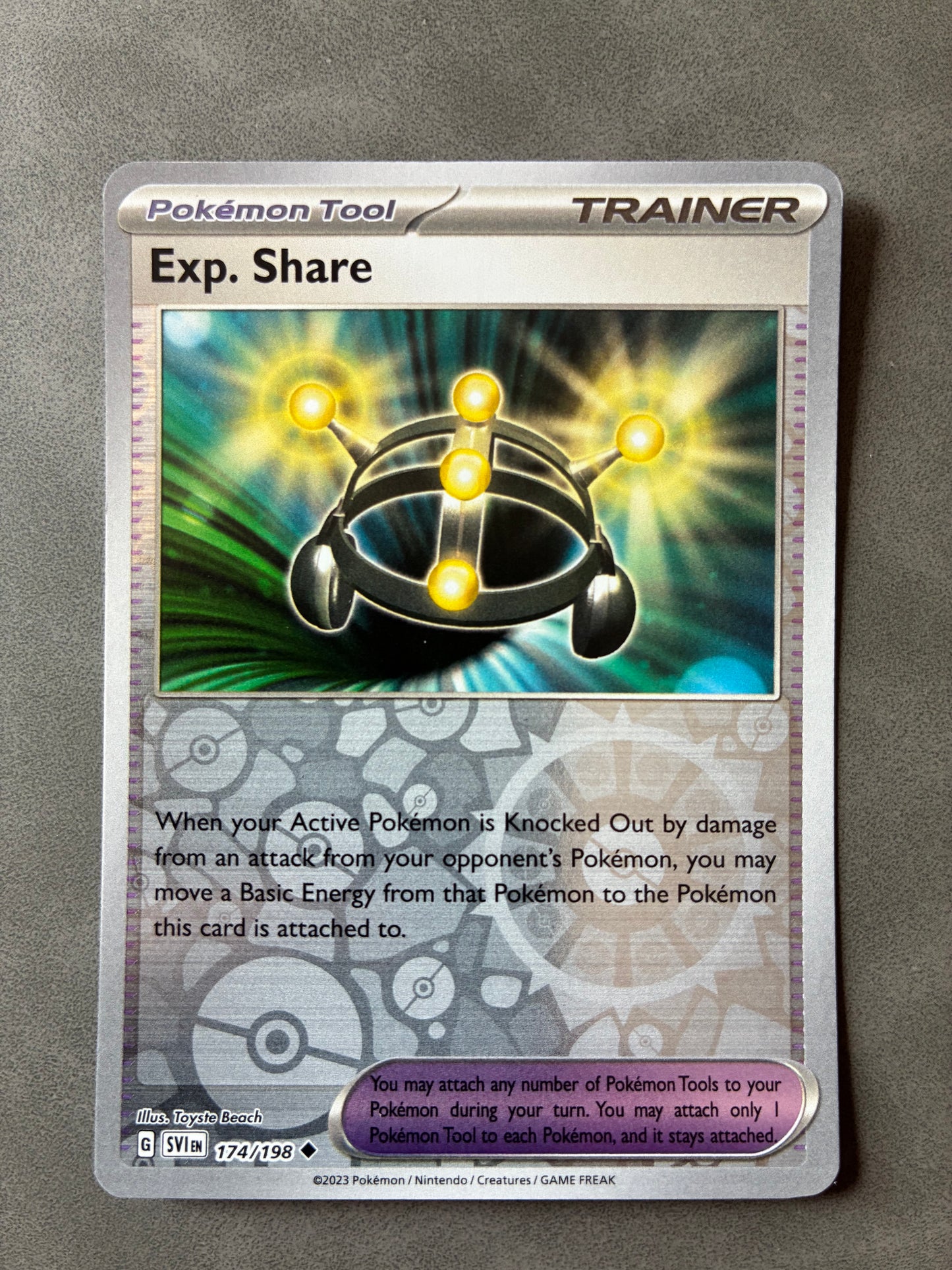 2023 POKEMON TCG SVI - EXP. SHARE 174/198 (REVERSE HOLO) TRAINER POKEMON TOOL