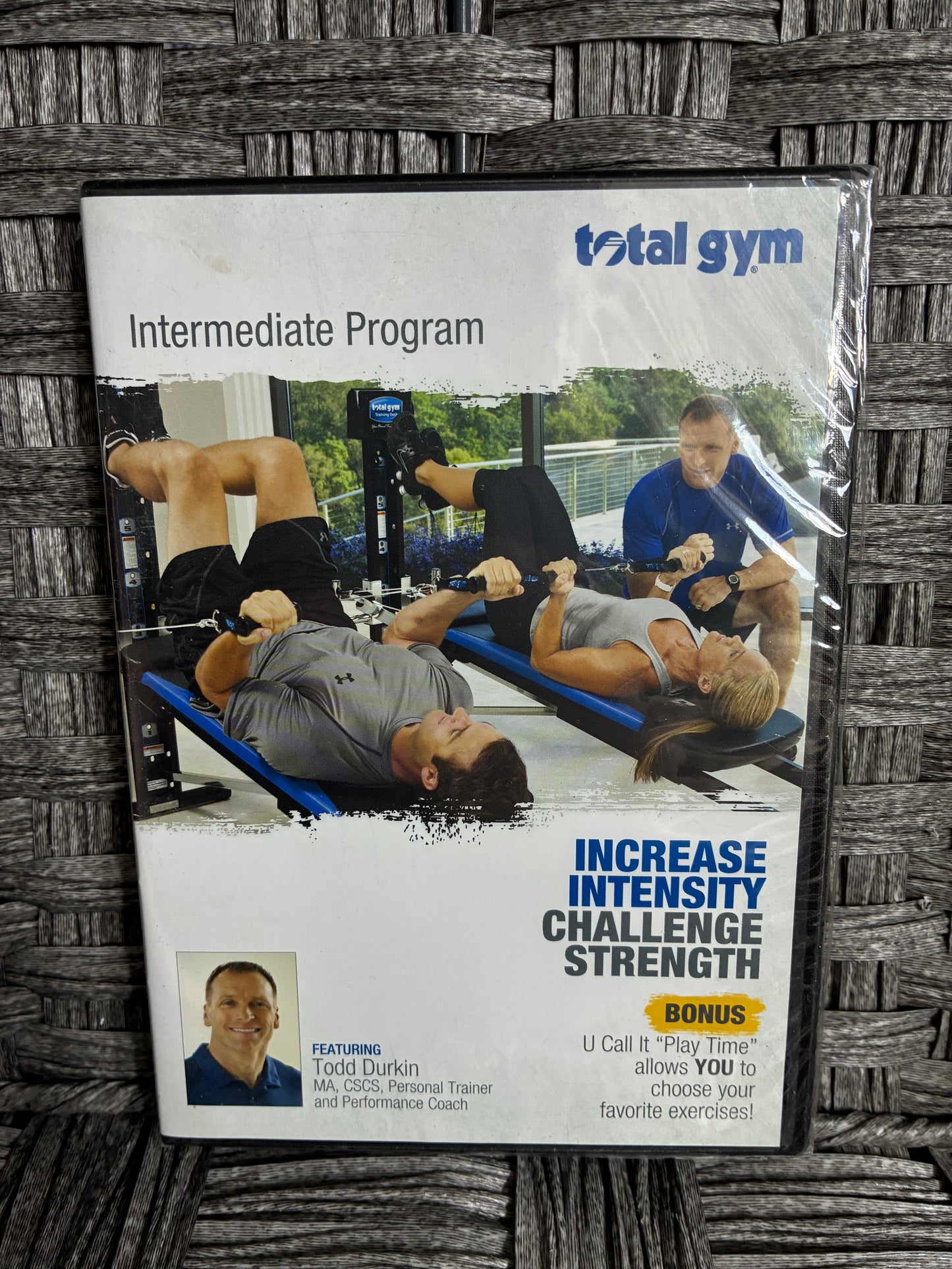2 PACK TOTAL GYM DVDS FT. TODD DURKIN GET RIPPED & INCREASE INTENSITY - SEALED