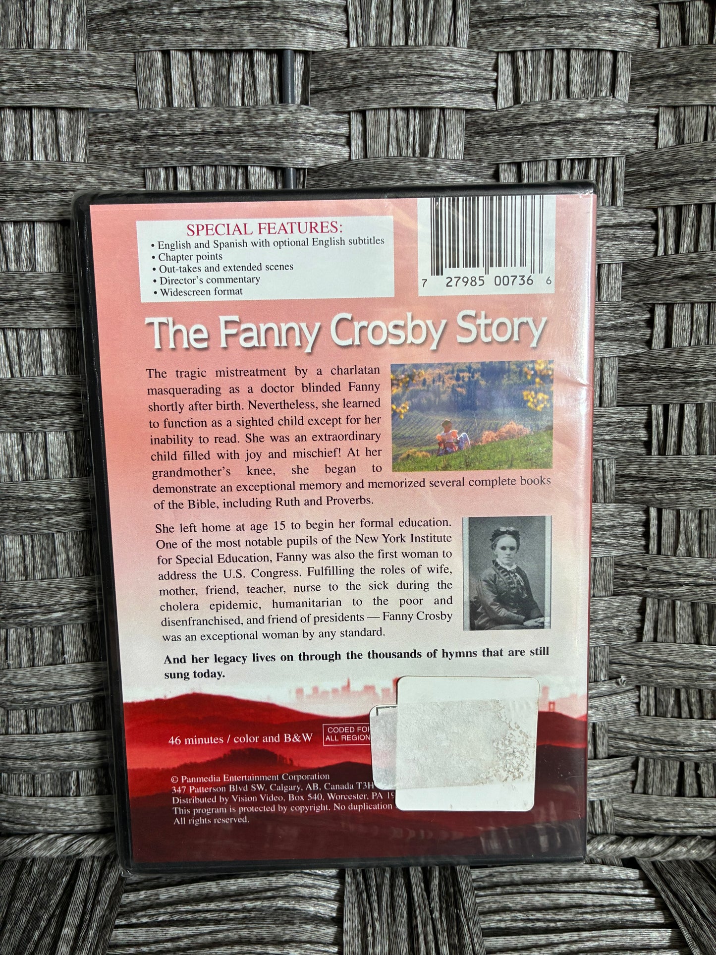 THE FANNY CROSBY STORY (2013) - SEALED