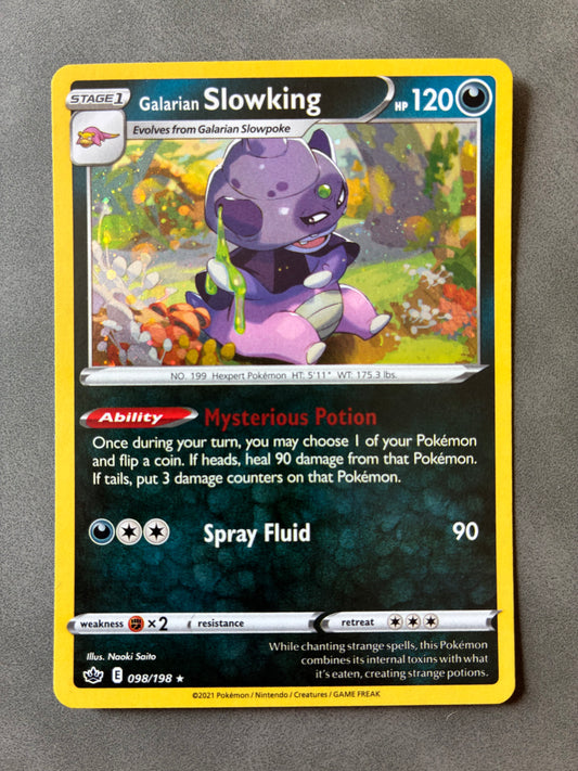 2021 POKEMON TCG - GALARIAN SLOWKING 098/198 (HOLO)