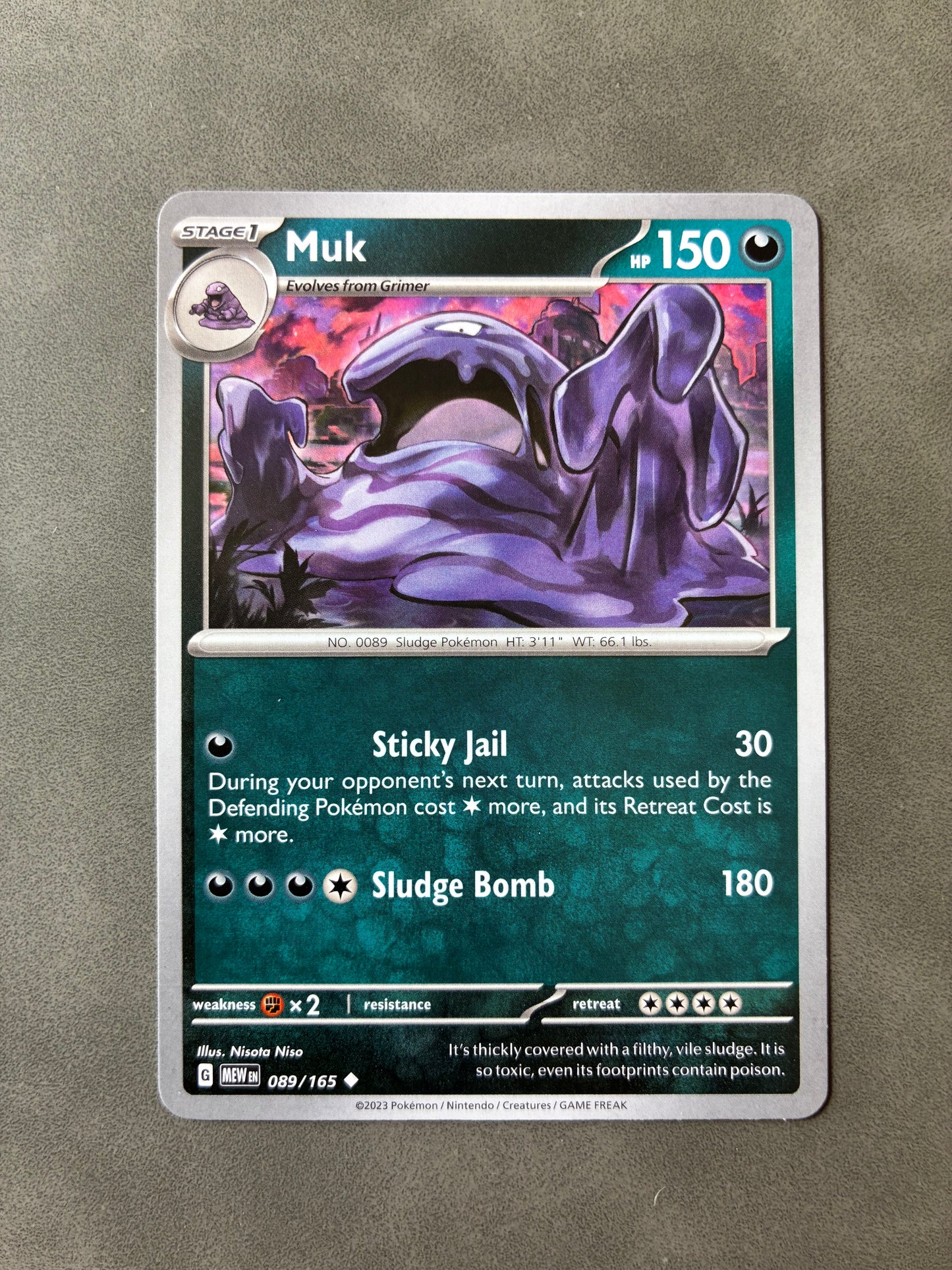 2023 POKEMON TCG MEW - MUK 089/165