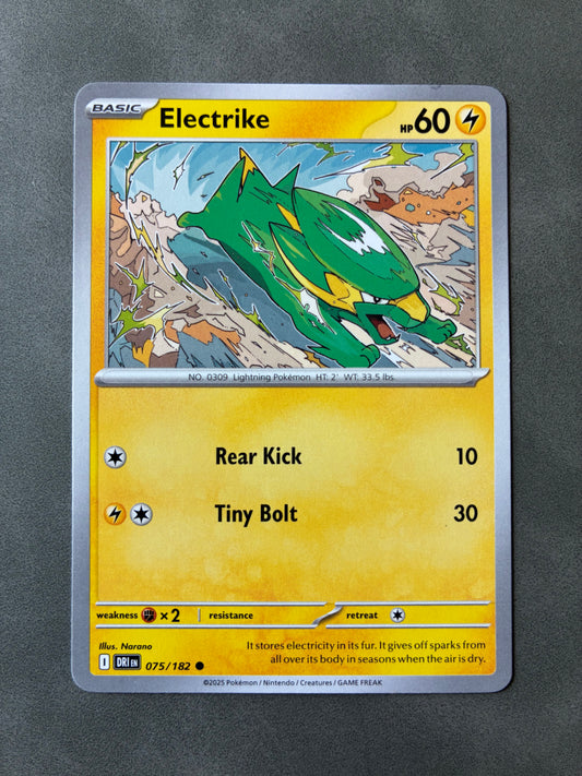 2025 POKEMON TCG DRI - ELECTRIKE 075/182