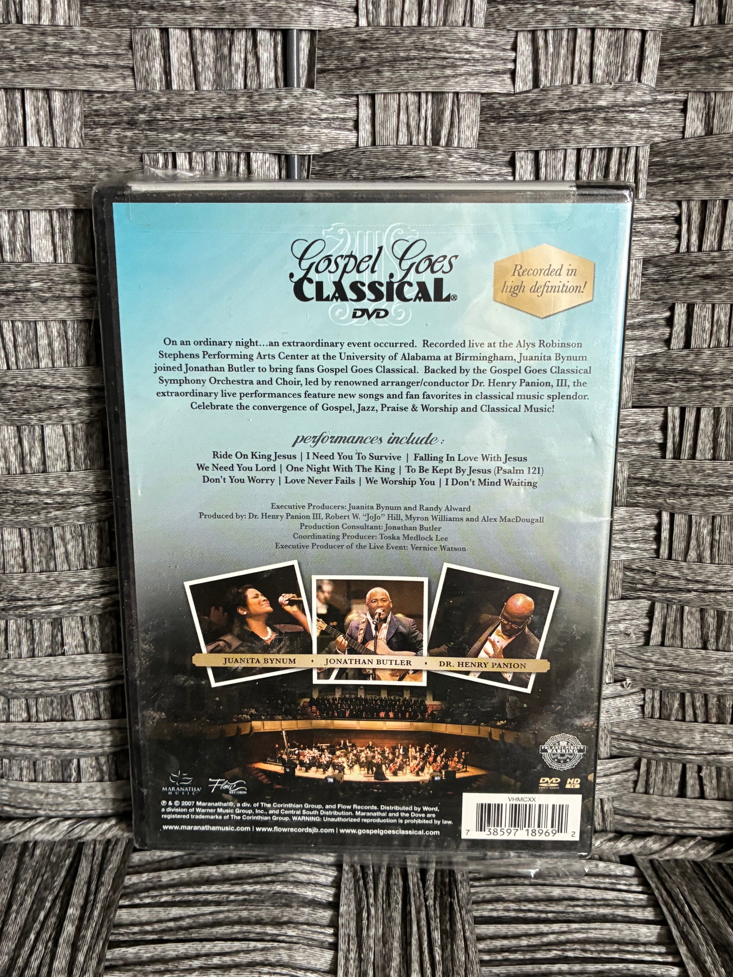 GOSPEL GOES CLASSICAL FT. JUANITA BYMAN & JONATHAN BUTLER (2007) - SEALED