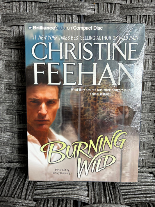BURNING WILD BY CHRISTINE FEEHAN AUDIOBOOK CD (2010) - SEALED