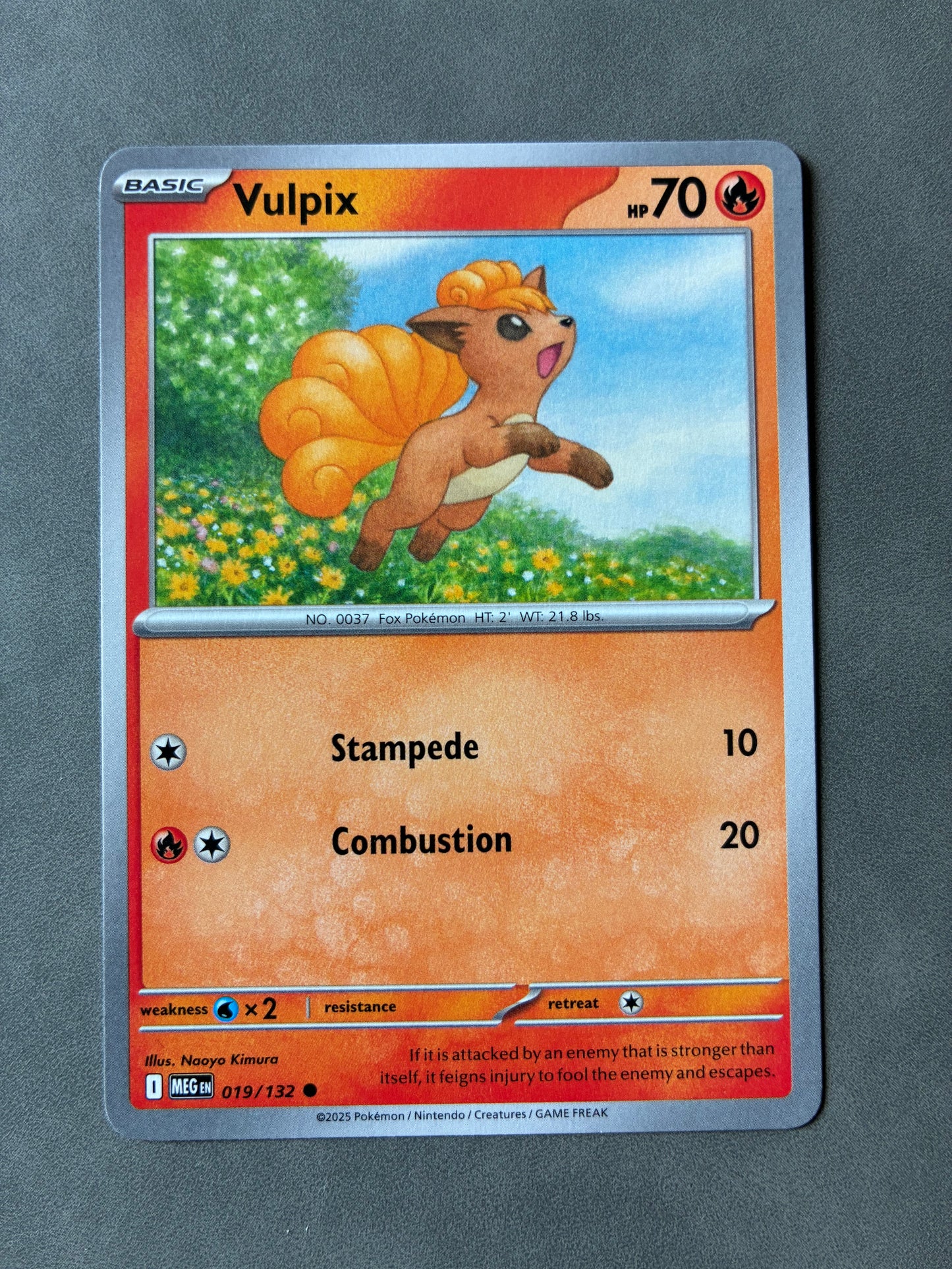 2025 POKEMON TCG MEG - VULPIX 019/132