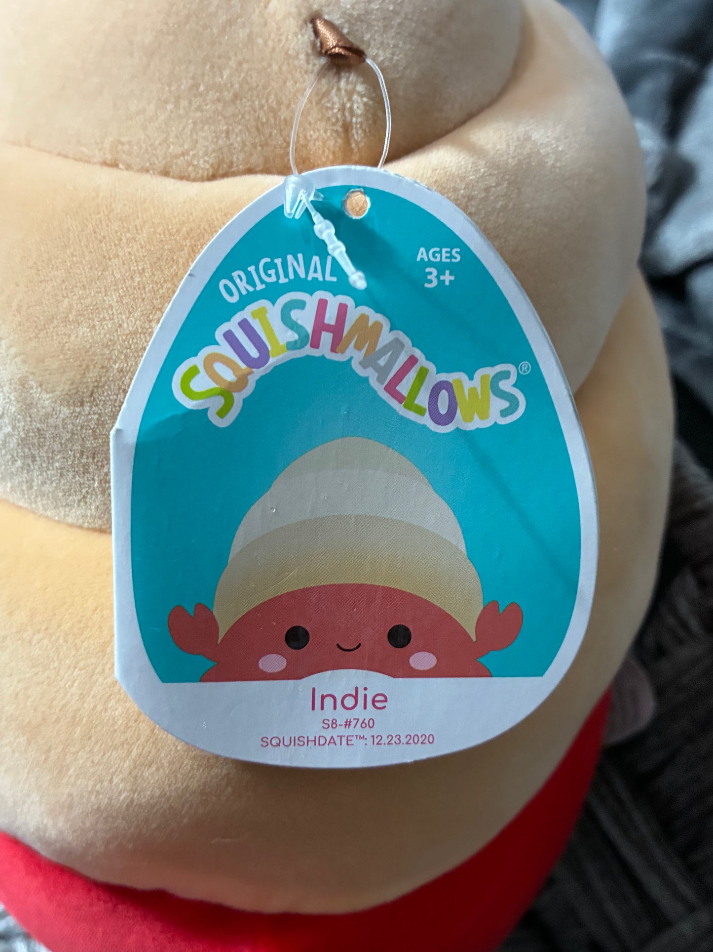 SQUISHMALLOWS - INDIE 8" CRAB NWT
