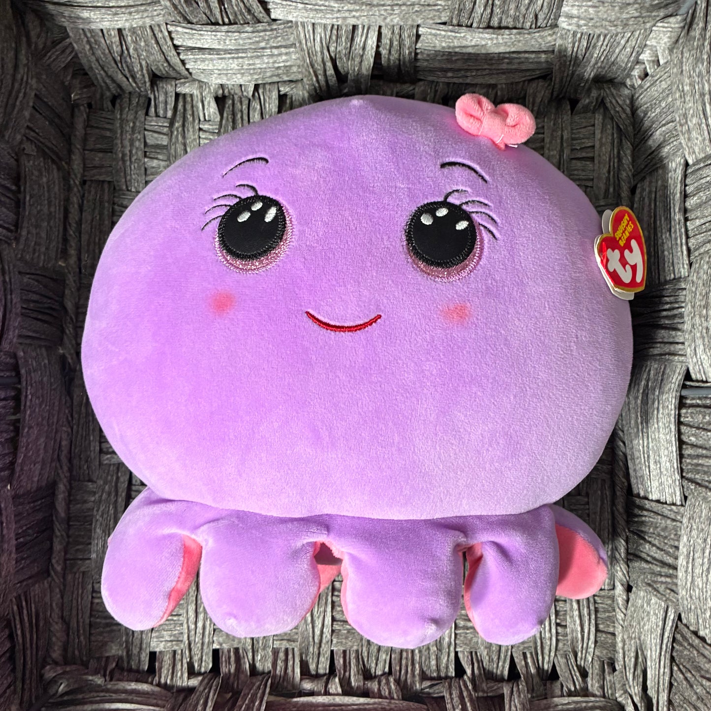 TY SQUISHY BEANIES - OCTAVIA OCTOPUS NWT
