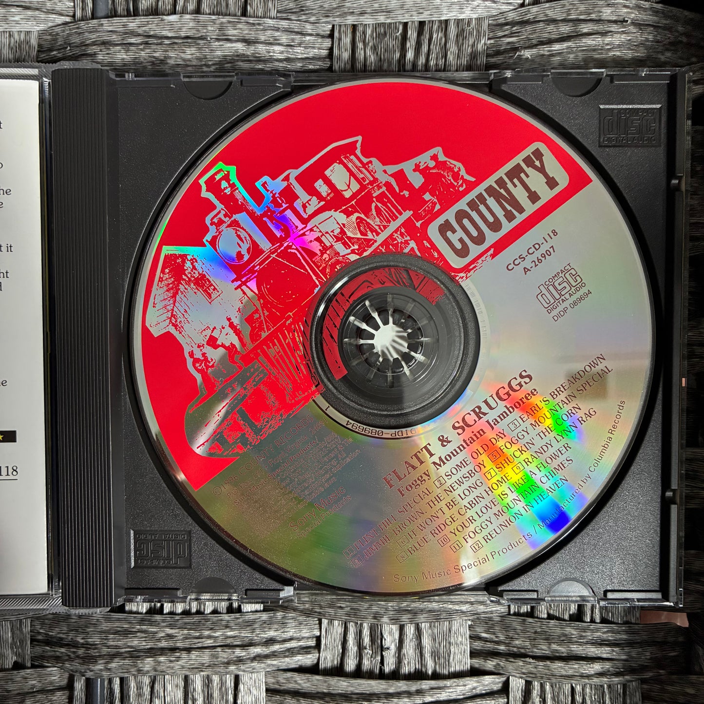 LESTER FLATT & EARL SCRUGGS FOOGY MOUNTAIN JAMBOREE CD (1996) - PRE OWNED
