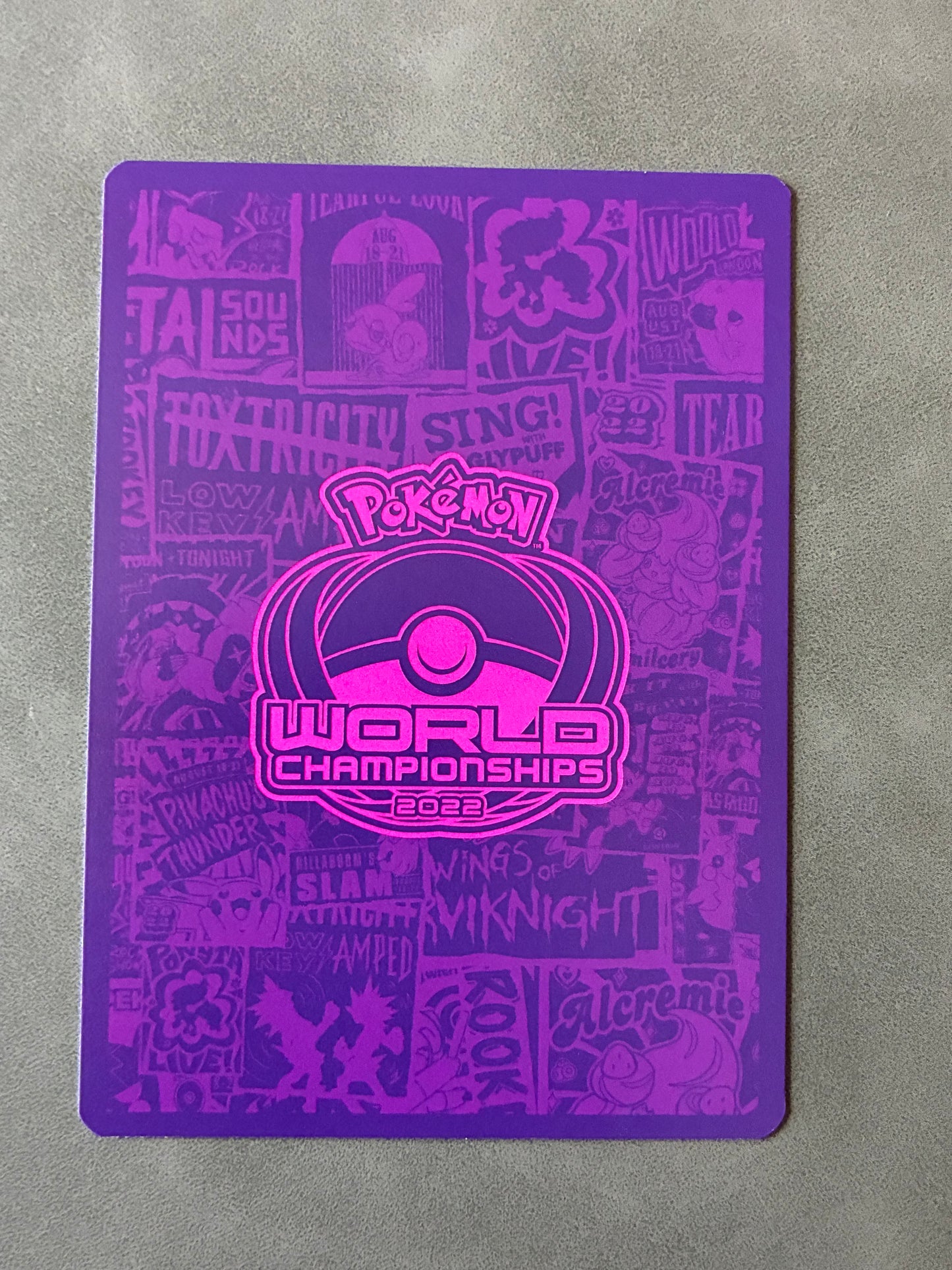 2021 POKEMON TCG (2022 WORLD CHAMPIONSHIP) - BATTLE VIP PASS 225/264 ITEM