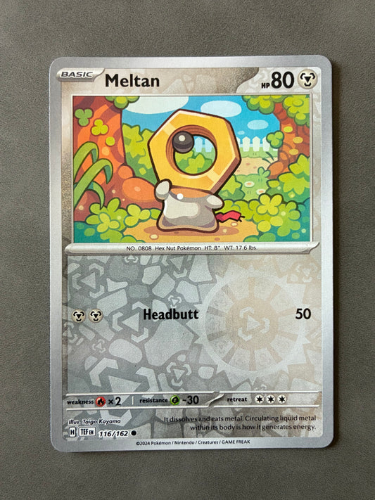 2024 POKEMON TCG TEF - MELTAN 116/162 (REVERSE HOLO)