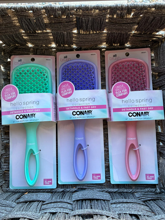 CONAIR DETANGLE AND QUICK DRY BRUSH