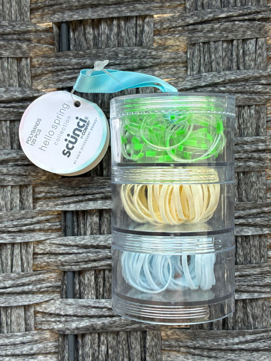 SCUNCI MULTICOLORED 120PCS POLYBANDS
