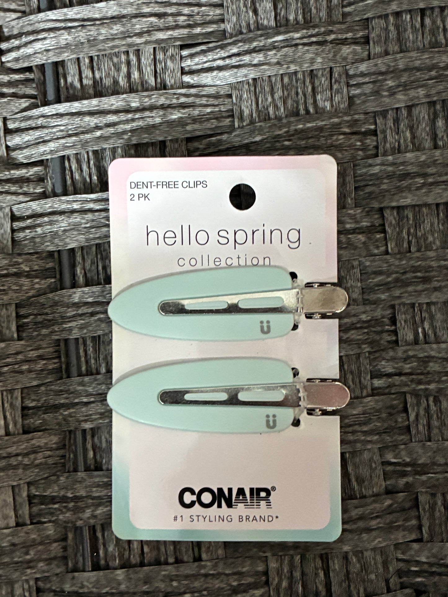 SCUNCI 2PCS DENT FREE HAIR CLIPS