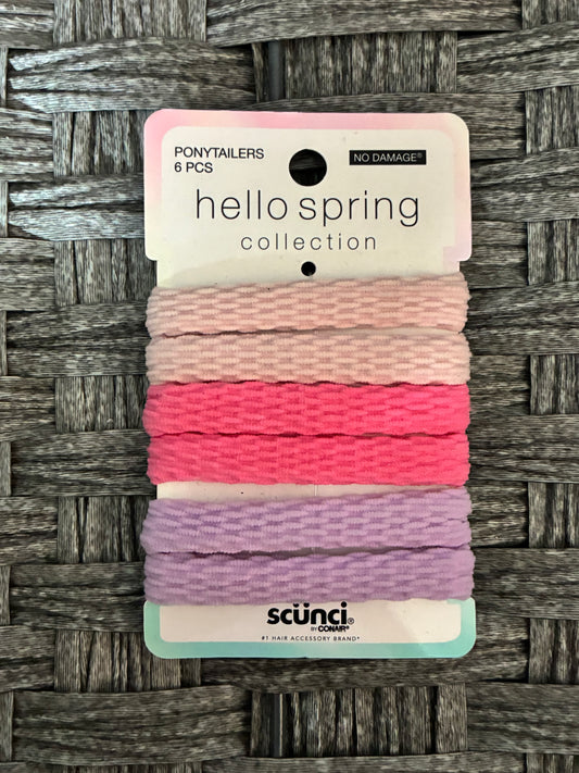 SCUNCI 6PCS PONYTAILERS