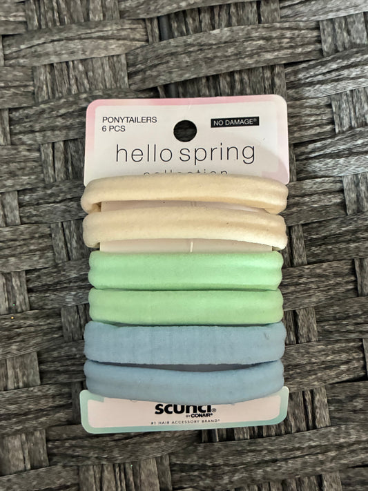 SCUNCI 6PCS PONYTAILERS