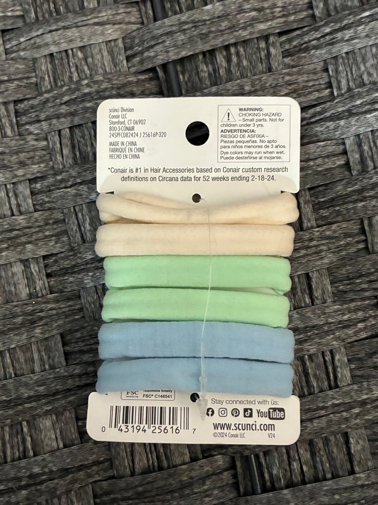 SCUNCI 6PCS PONYTAILERS