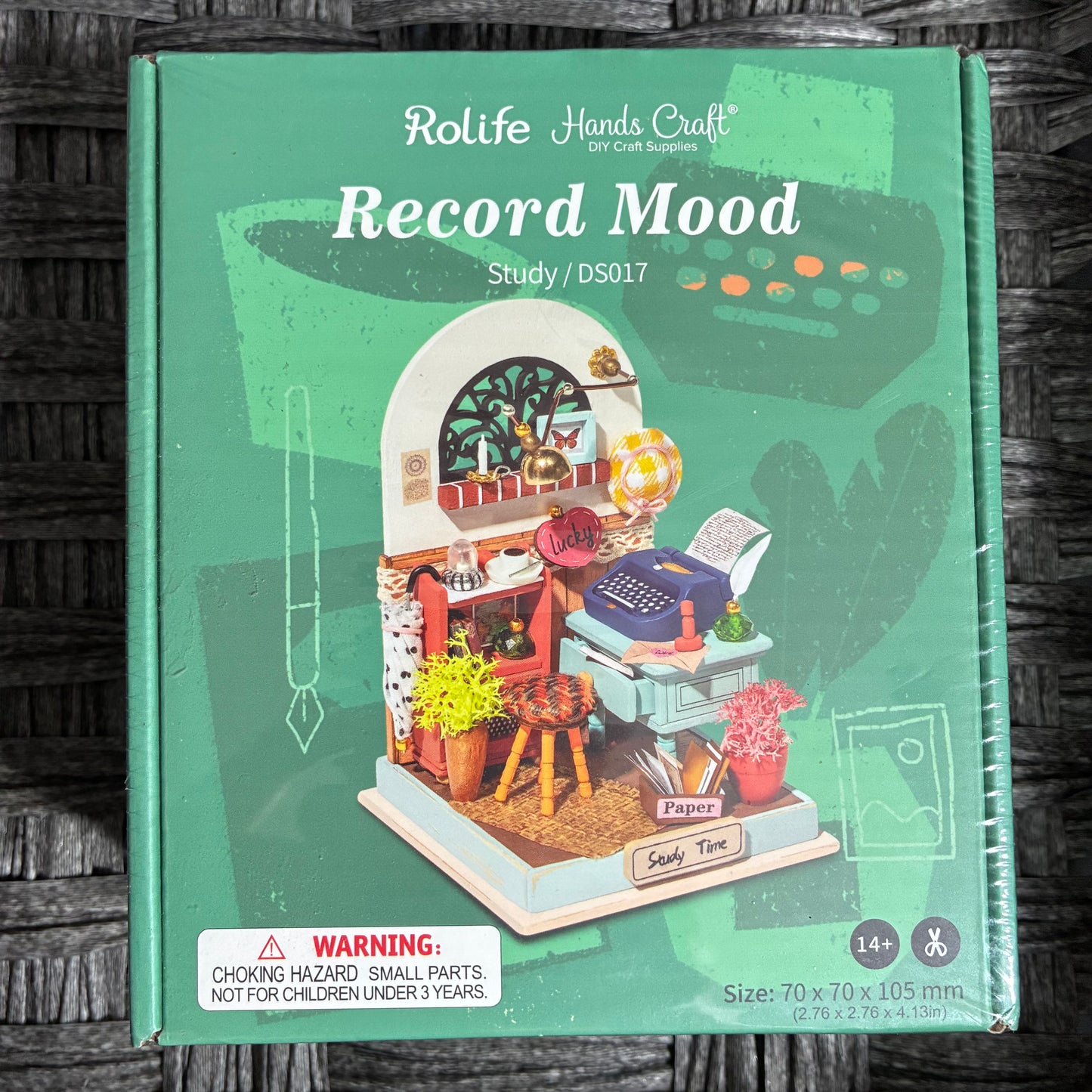 ROLIFE RECORD MOOD DIY 3D MINIATURE 1/24 SCALE DOLLHOUSE ROOM CRAFT KIT