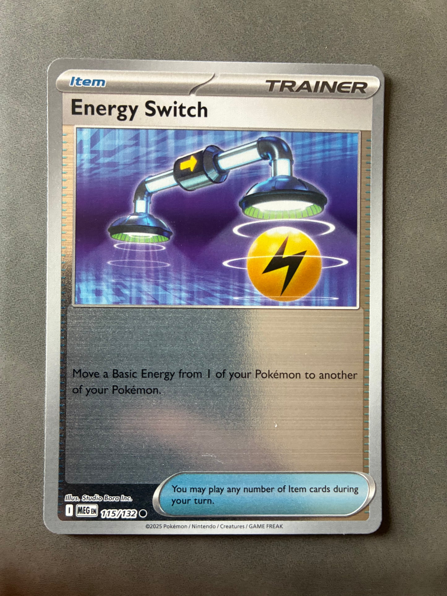 2025 POKEMON TCG (MEG) - ENERGY SWITCH 115/132 (HOLO) TRAINER ITEM