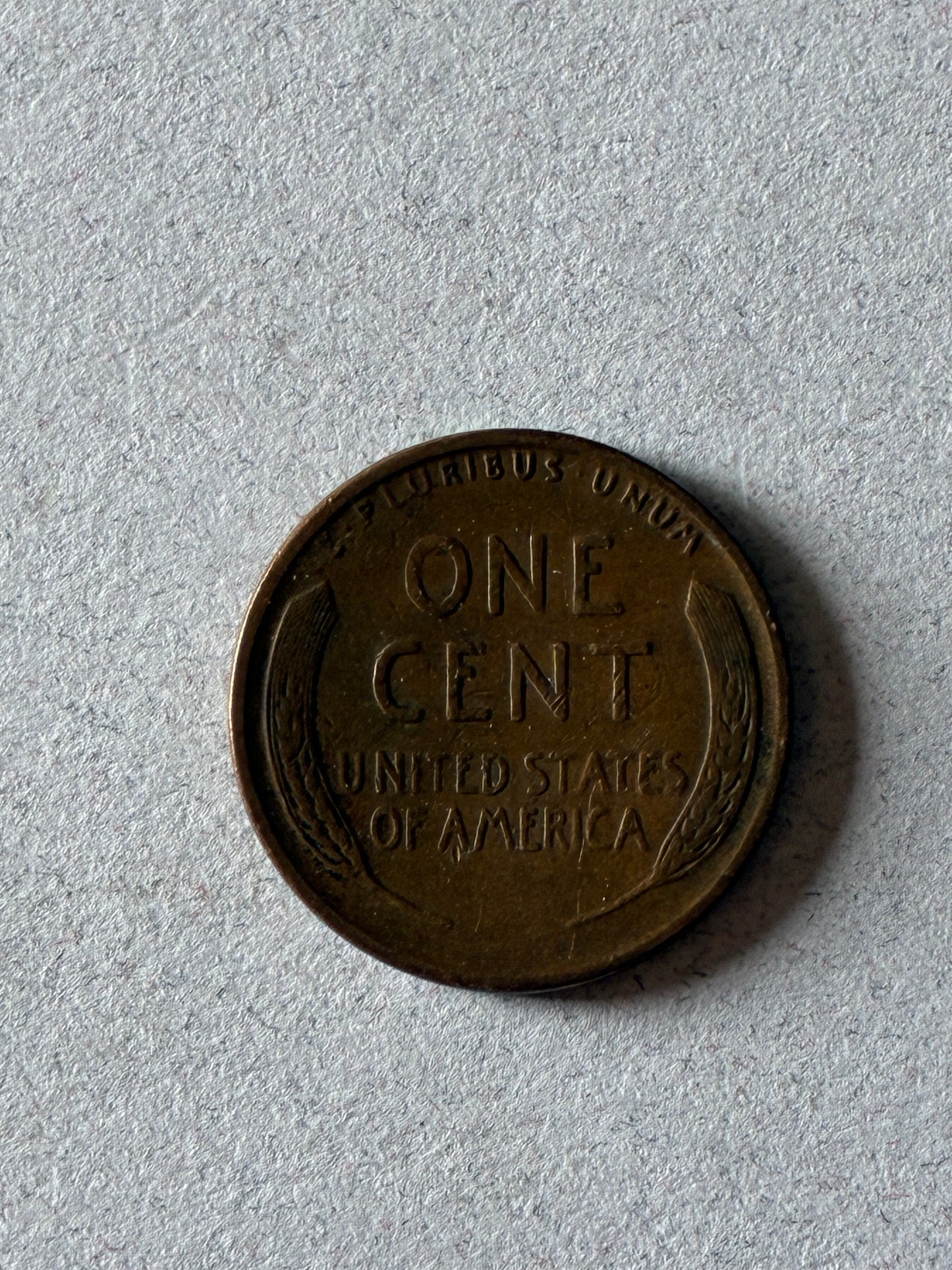 1945 WHEAT PENNY NO MINT MARK "L" ON RIM 95% COPPER WW2 ERA CIRCULATED (LN906)