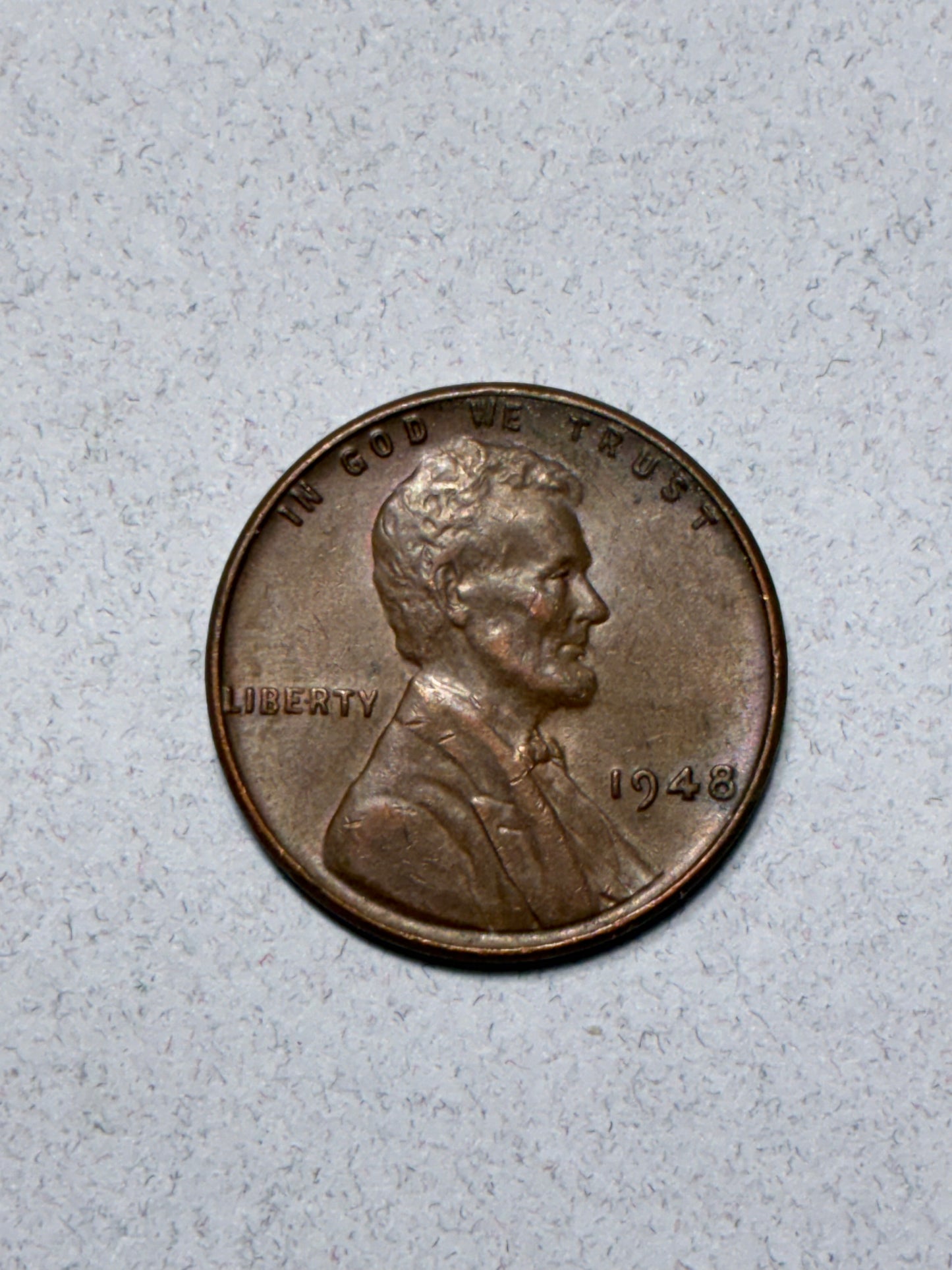 1948 WHEAT PENNY NO MINT MARK - 95% COPPER - CIRCULATED (LN1612)