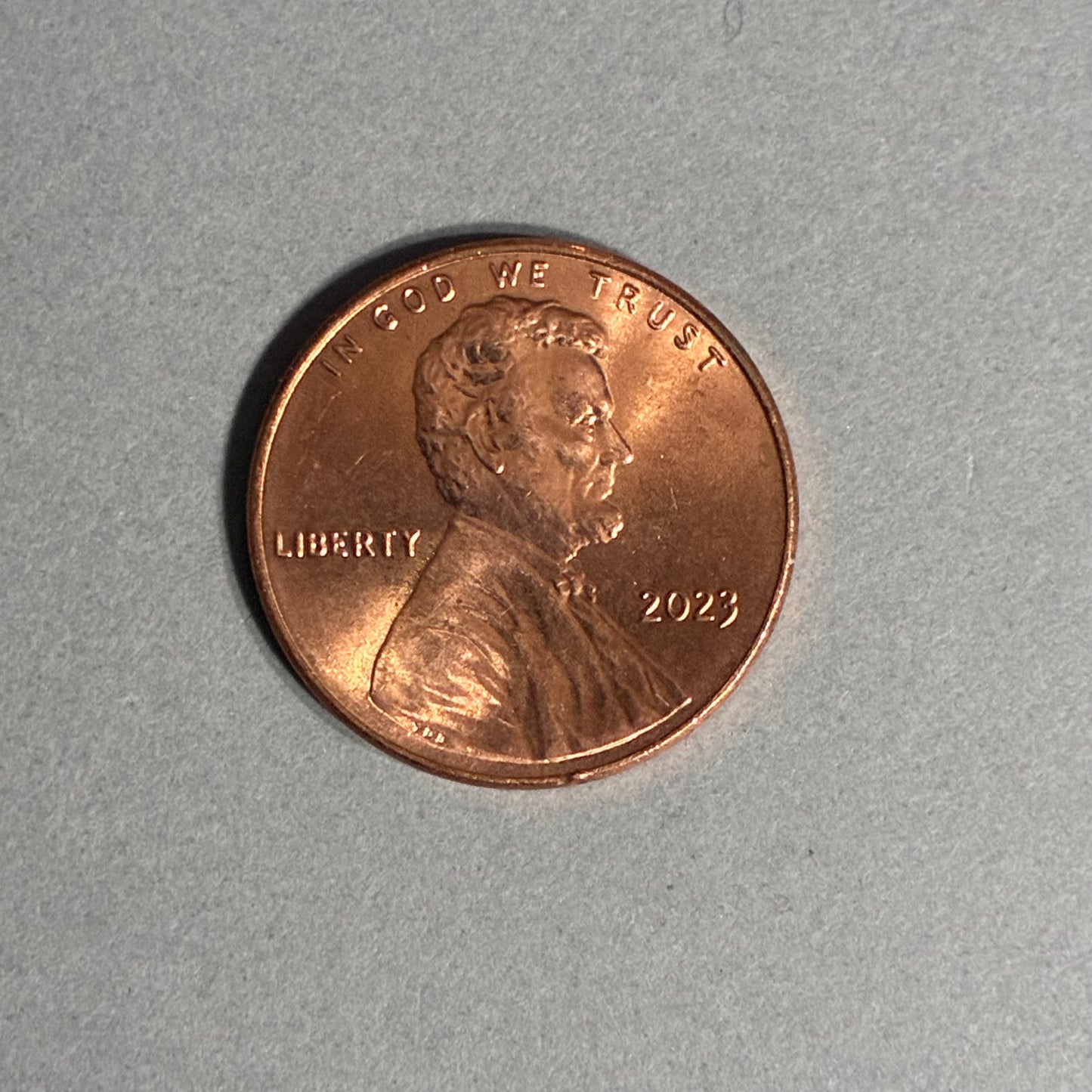 2023 PENNY NO MINT MARK LINCOLN SHIELD