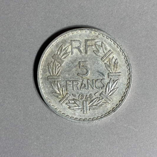 1946 5 FRANCS FRANCE